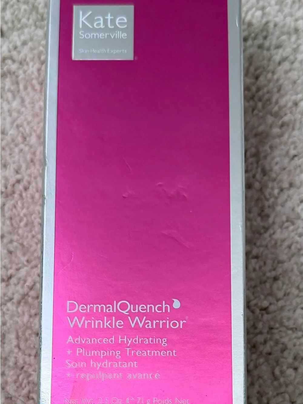 Kate Somerville Dermal Quench Wrinkle Warrior FULL SIZE 2.5 OZ New In Box